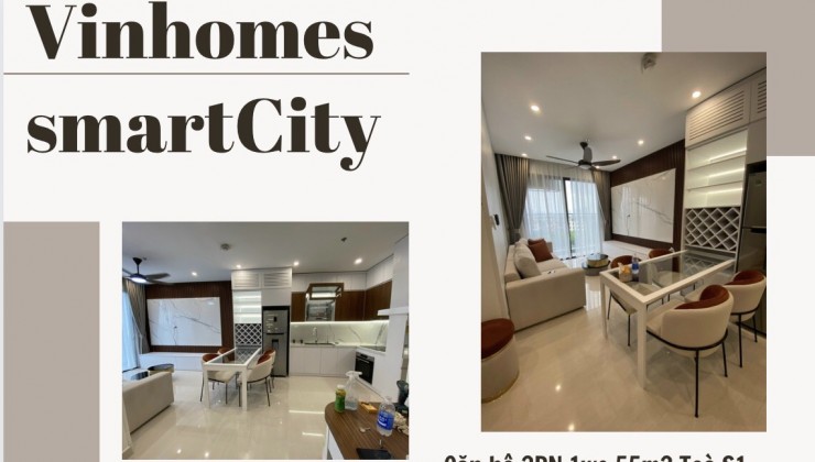 Bán cắt căn hộ 2PN Tòa S1Vinhomes Smart City Full nội thất cao cấp. Giá 2,35 tỷ